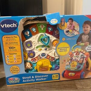 VTech Sit-to-Stand Activity Walker - Colorful Learning Toy